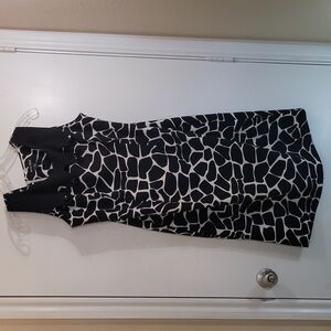 Dana Kay  Women's Medium Giraffe Print Midi Sleeveless Dress Size 10
